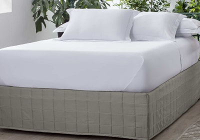 Saia para Cama King Size Kacyumara Square Matelada