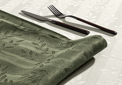 Toalha de Mesa Karsten Jacquard Sempre Limpa Serena