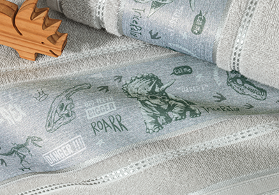 Toalha de Banho Infantil Karsten Jurassic