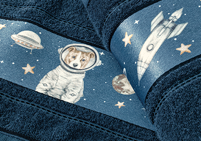 Toalha de Banho Infantil Karsten Lunar