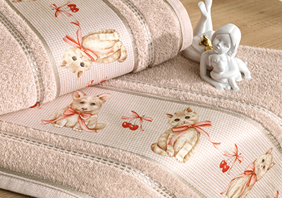 Toalha de Banho Infantil Karsten Pets