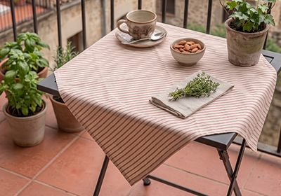 Toalha de Chá / Centro de Mesa Riviera Listra 65cm x 65cm
