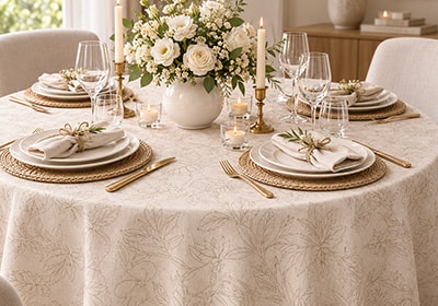 Toalha de Mesa Nativa Floral