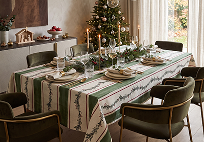 Toalha de Mesa Natal Azevinho