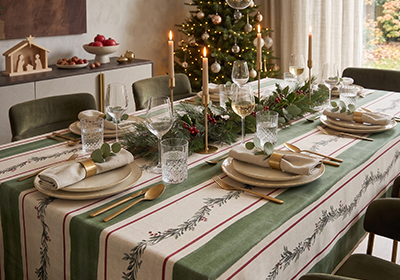 Toalha de Mesa Natal Azevinho