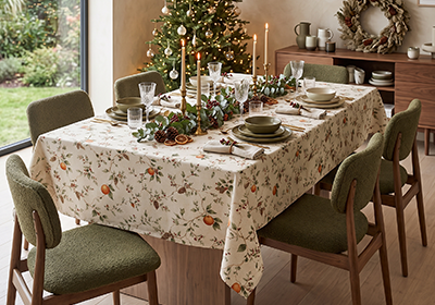 Toalha de Mesa Natal Bosque Natalino