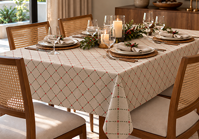 Toalha de Mesa Guirlanda de Natal