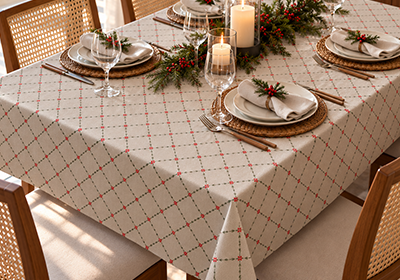 Toalha de Mesa Guirlanda de Natal