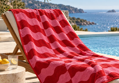  Toalha de Praia Buddemeyer Marea 100% Algodão 90cm x 1,50m