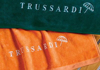 Toalha de Praia Trussardi Ombrelli Aveludada