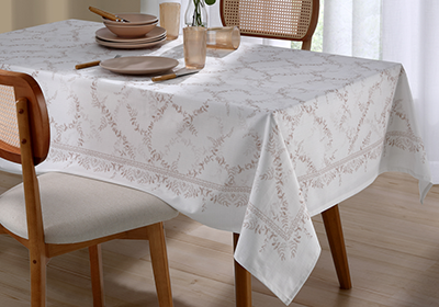 Toalha de Mesa Quadrada Dohler Clean Iris
