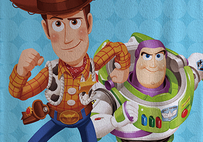 Toalha de Banho Infantil Dohler Toy Story Ready for Adventure