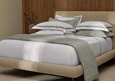 Jogo de Cama King Size Trussardi Vercelli 100% Algodão Egípcio Cetim 300 Fios (4 Peças)