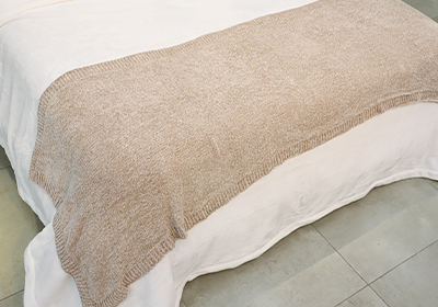 Peseira Valência Crochê 70cm X 2,50m