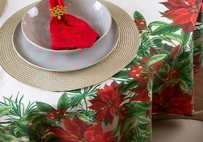 Toalha de Mesa Jardim de Natal