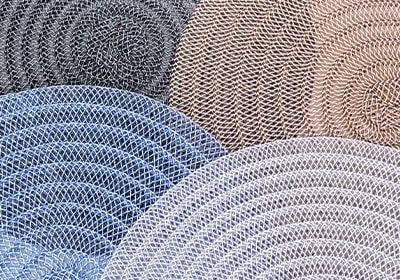 Kit 4 Peças Jogo Americano Redondo Rosário 38cm