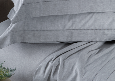 Jogo de Cama Casal Kacyumara Chambret 100% Algodão Percal 200 Fios