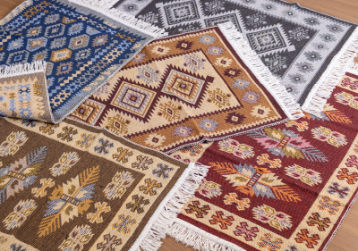 Tapete Turco Kilim Antep Dupla Face 1,00m x 1,40m