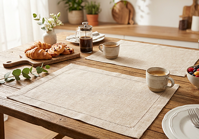 Kit 2 peças Jogo Americano Linen 35cm x 50cm