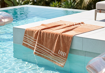 Toalha de Praia Dohler Aveludada Live