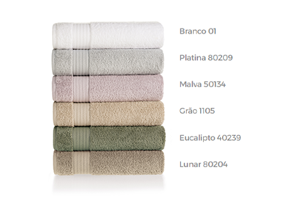 Toalha de Rosto Karsten Magna Softmax 100% Algodão - Gramatura: 550 g/m²