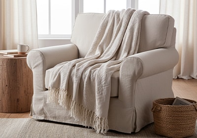 Manta Decorativa para Sofá Império