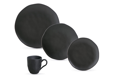 Aparelho de Jantar Porto Brasil Orgânico Preto Matte