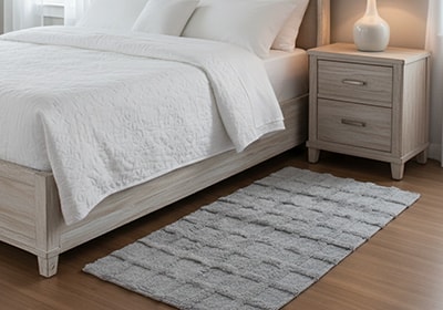 Tapete Orion 100% Algodão 60cm x 1,20m - Gramatura: 1800g/m²