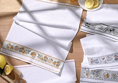 Pano de Copa Dohler Jacquard Vida IV - Gramatura: 340g/m²