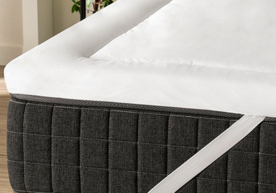 Pillow Top King Size Altenburg Lit Blanc