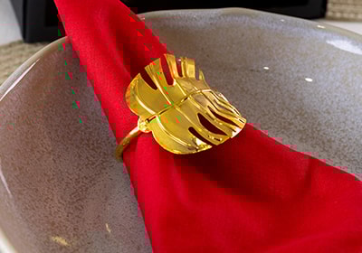 Kit 4 Peças Porta Guardanapo Costela de Adão