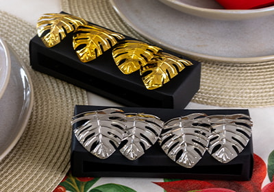 Kit 4 Peças Porta Guardanapo Costela de Adão