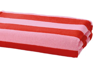 Toalha de Praia Dohler Aveludada Cabana Stripes 100% Algodão