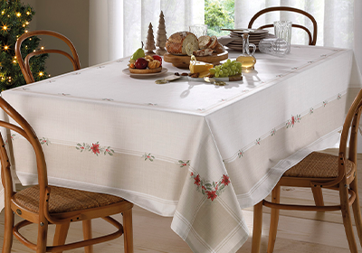 Toalha de Mesa Dohler Clean Ramos de Natal 