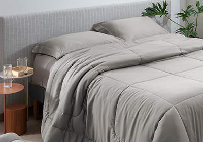 Jogo de Cama King Size Kacyumara Satinée Tinto