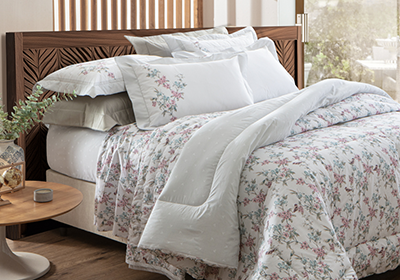 Jogo de Cama Queen Kacyumara Vida Bela Saviny