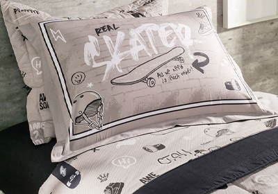 Jogo de Cama Infantil Karsten Skate