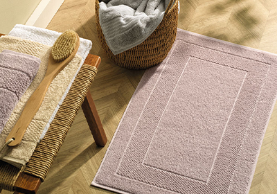 Toalha de Piso Antiderrapante Karsten Solare 100% Algodão 48cm x 80cm - Gramatura: 700 g/m²