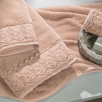 Toalha de Rosto Karsten Antonia Bordada