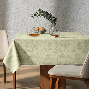 Toalha de Mesa Retangular Karsten Jacquard Grazia