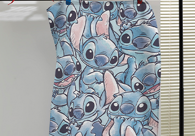Toalha de Banho Infantil Dohler Stitch Aveludada