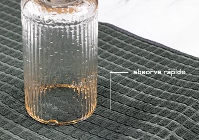 Tapete Escorredor de Louça Microfibra Super Absorvente 38cm x 50cm
