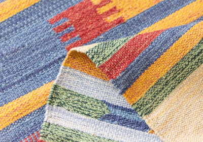 Tapete Indiano Kilim 100% Algodão 1,00m x 1,40m