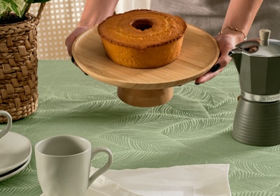 Toalha de Mesa Retangular Karsten Jacquard Tilia