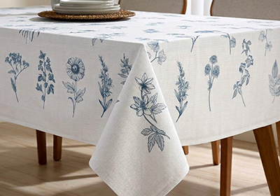 Toalha de Mesa Retangular Dohler Clean Ciana 6 Lugares 1,40m x 2,10m