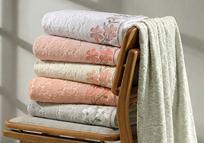 Toalha de Banho Dohler Jacquard Eva - Gramatura: 440g/m²