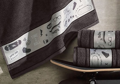 Toalha de Banho Infantil Karsten Skate