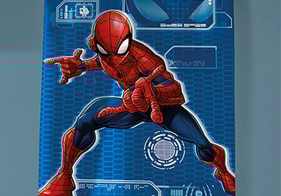 Toalha de Banho Infantil Dohler Homem Aranha Aveludada