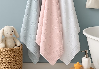 Toalha de Banho Infantil Dohler Sky