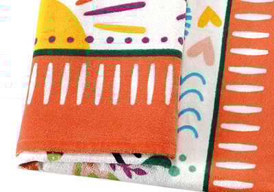 Toalha de Praia Dohler Summer Aveludada